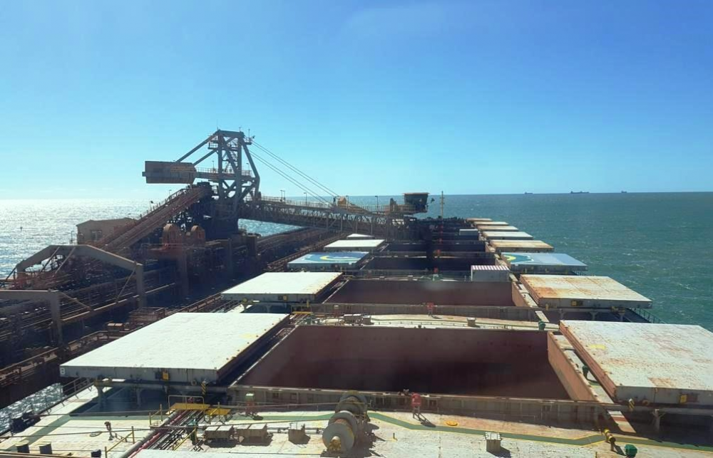 First iron ore delivery