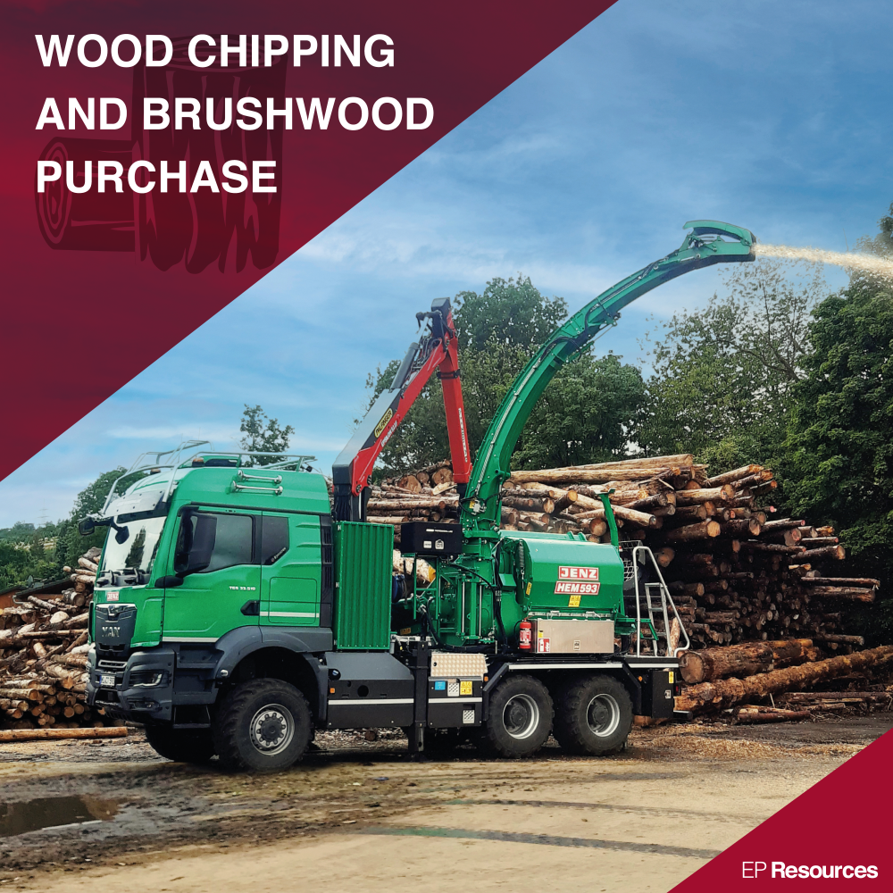 We expand our biomass trade to include wood chipping and brushwood purchase